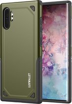 LUXWALLET® Samsung Note 10 PLUS Case - Desert Armor Drop Proof Hoes - Army Green