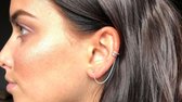 Zilveren Chain Ear cuff Dos