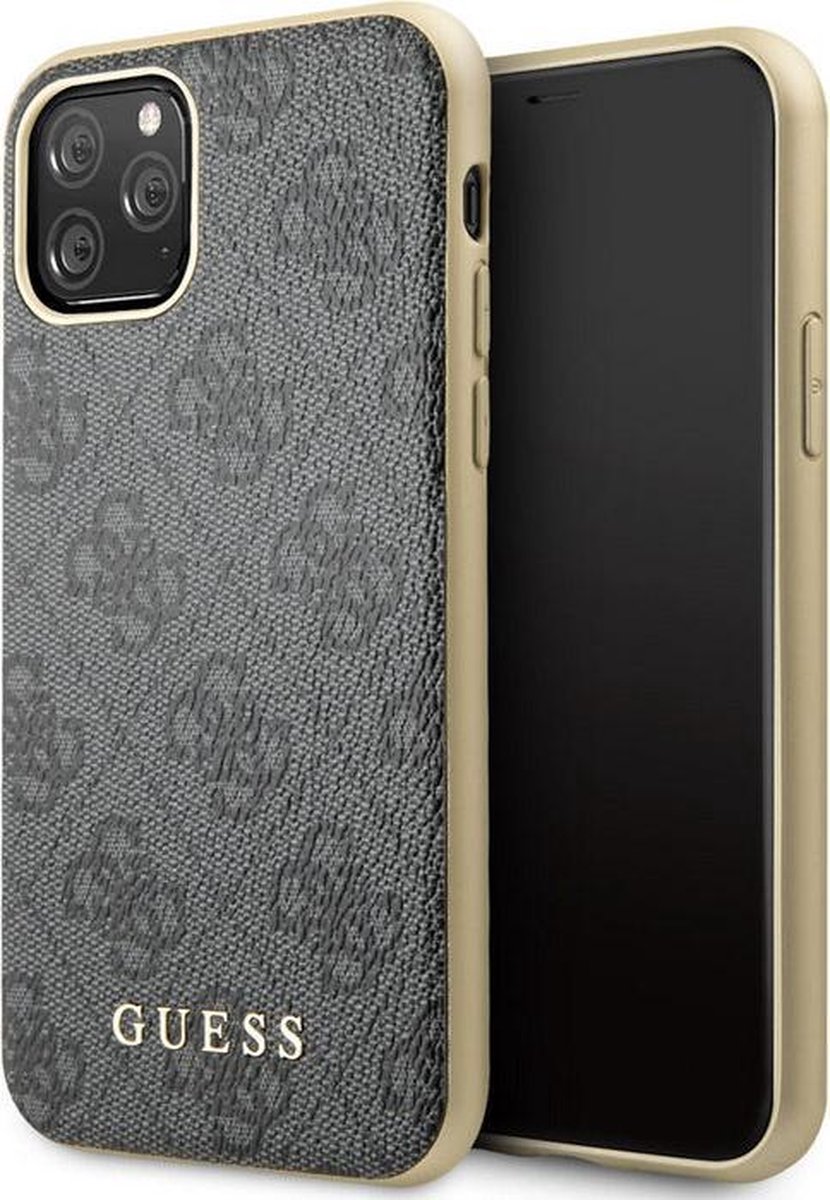 Guess 4G Hard Case - Apple iPhone 11 Pro (5.8'') - Grijs