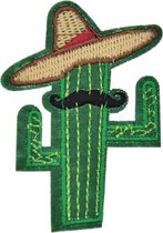 10 Stuks Leuke Cactus Patch Voor Op Kleding - Stofapplicatie - Reparatie - Versiering - Mexico