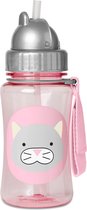 Skip Hop Zoo Winter Drinkfles - Met Rietje - 350 ml - Cat