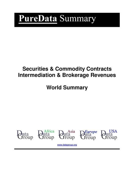 PureData World Summary 2505 - Securities & Commodity Contrac ... - cover