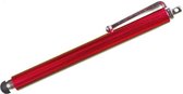Stylus pen soft touch met clip Rood