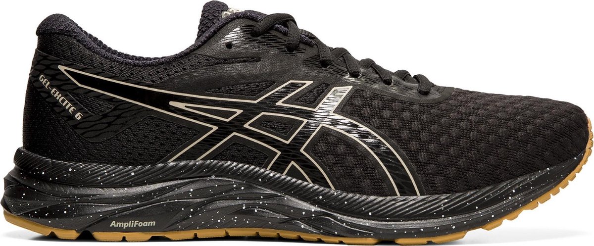 Asics Gel-Excite 6 Sportschoenen - Maat 45 - Mannen - zwart/wit | bol.com