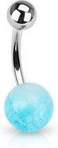 Navelpiercing Dazzle Steen Blauw
