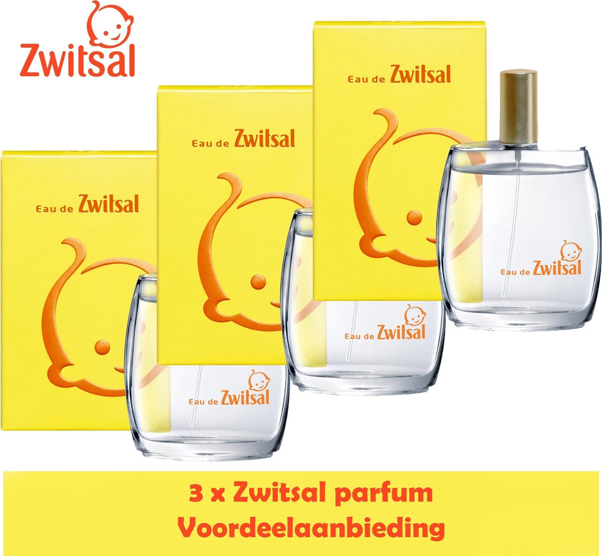 munitie sap paus Zwitsal Parfum Eau de Zwitsal 3 stuks Voordeelverpakking | bol.com
