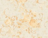 KLASSIEK BLOEMEN BEHANG - Creme Beige Goud - AS Creation Romantico