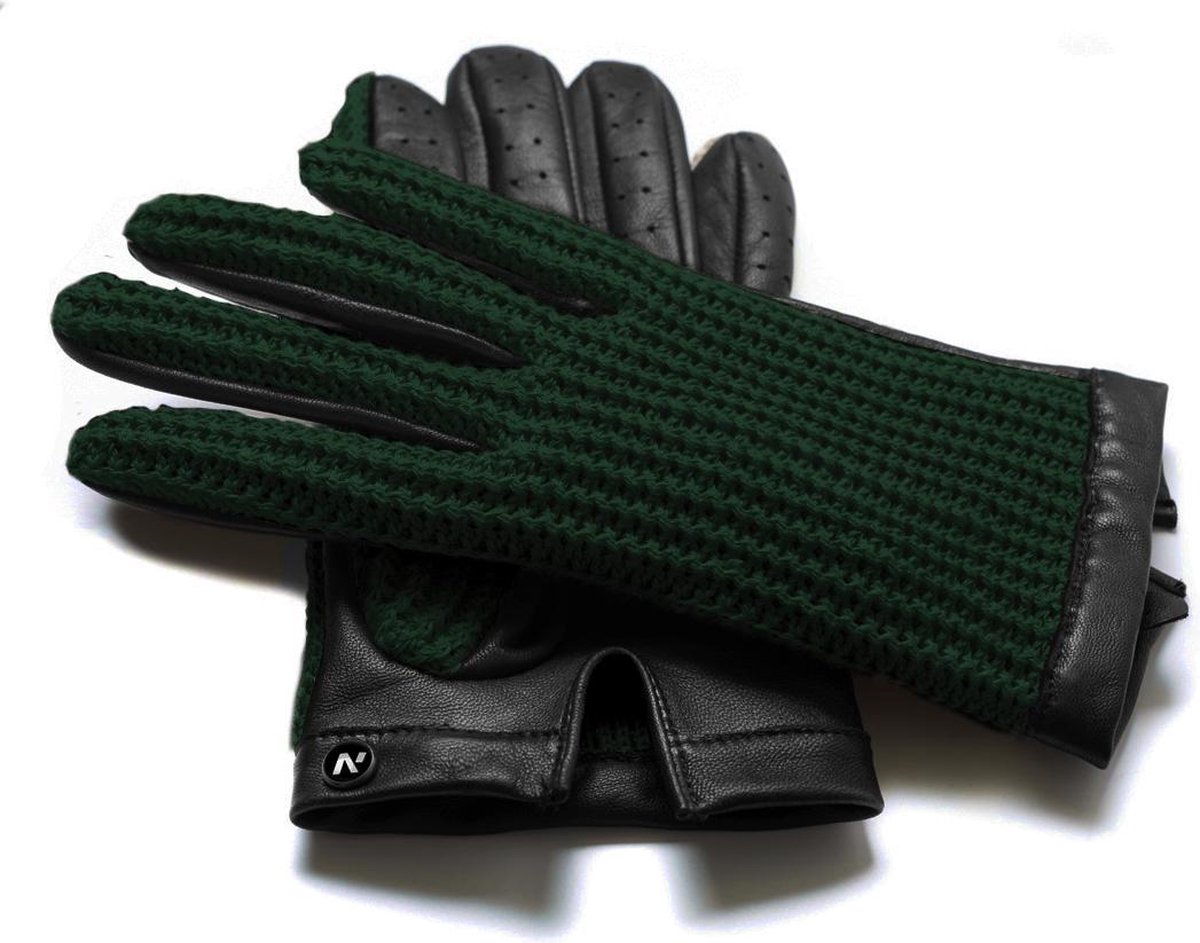 Napogloves Driving gloves Heren Touchscreen handschoenen Groen