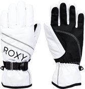 Roxy Jetty So Dames Skihandschoenen - Bright White - Maat XL
