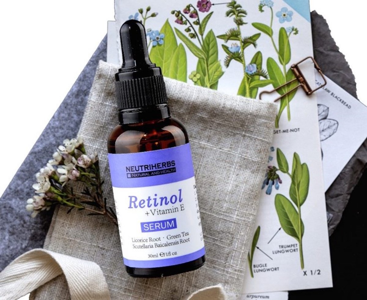 Retinol Met Vitamine E & Hyaluronzuur - Gezichtsserum - Collageen - Anti Aging - Celvernieuwing - Anti-Acne
