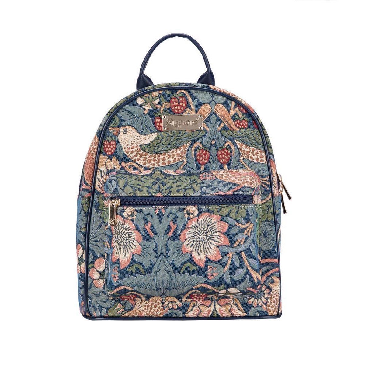 Signare - Daypack rugtas – Gobelin - Strawberry Thief Blue - William Morris