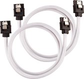 Corsair CC-8900253 SATA-kabel 0,6 m Zwart, Wit