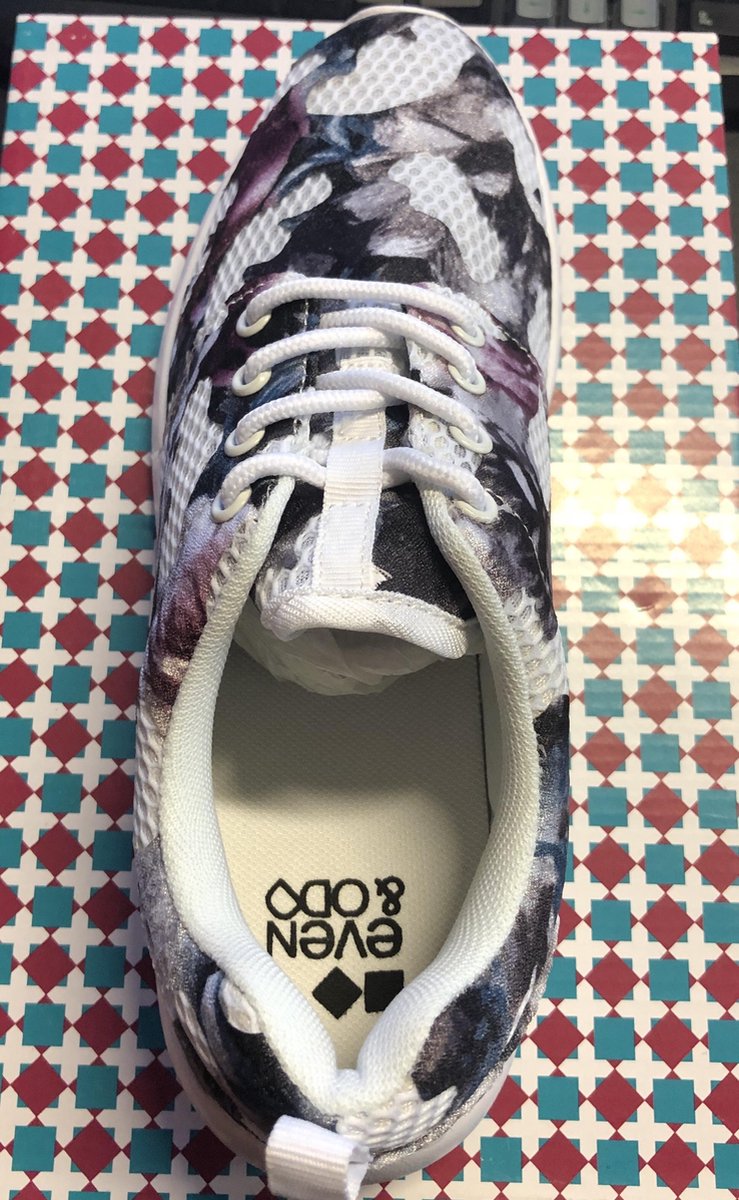 Even & Odd sneaker met bloempatroon - maat 39 | bol.com