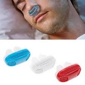 3 Stuks - Blauwe Siliconen Anti Snurken - Hulpapparaat Tegen Snurken - Neus Dilators - Ademhalingsapparatuur - Stop Snurken