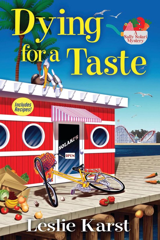 A Sally Solari Mystery 1 - Dying for a Taste - cover