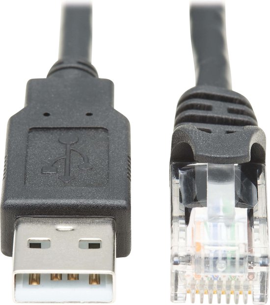 Tripp Lite U009-006-RJ45-X Pièce intermédiaire pour câbles RJ-45 USB 2.0 Type-A Zwart