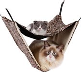 Superleuke dubbele hangmat voor katten - poezen model WINTER
