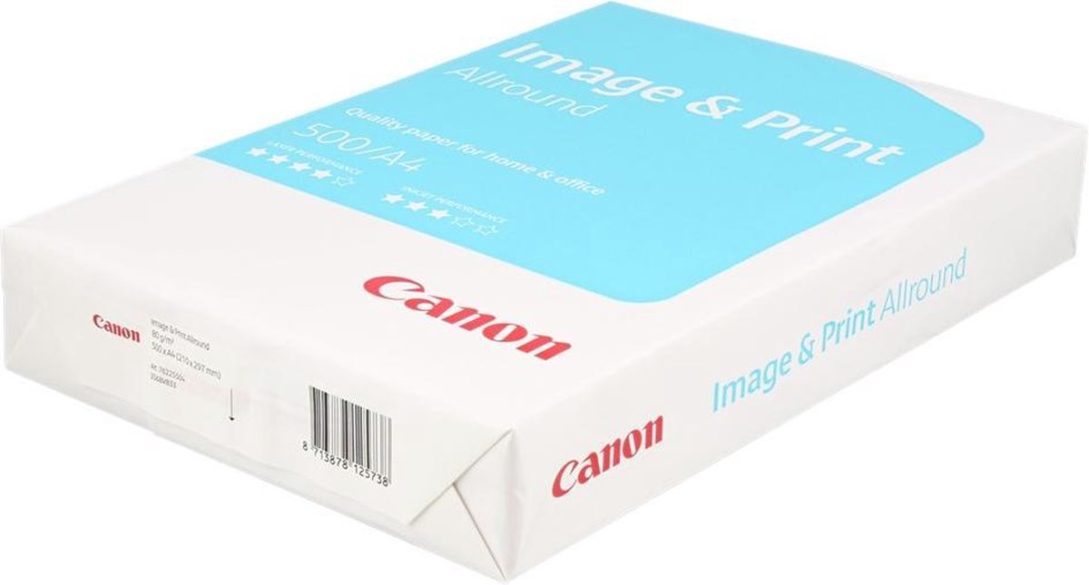 Doodt President van mening zijn Canon Print / kopieer papier A4 - 5 pakken 80 grams / 2.500 vellen - image  & Print... | bol.com