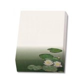 Bekking & Blitz - Memoblok - Memo blocnote - Notitieblok - Kunst – Uniek design - Waterlelies - Claude Monet