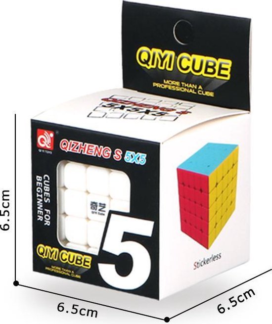 Thumbnail van een extra afbeelding van het spel Magic cube | 5x5x5 | Professor's Cube |  cube | Speedcube | Stickerless | QIYI