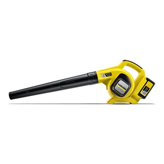 Kärcher Accu Bladblazer LBL 4 Battery inclusief starterpack oplader & Accu 36/25 - 36 Volt - tot 550 m2 per acculading van Kärcher — afbeelding 3