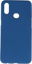 Bestcases Color Telefoonhoesje - Backcover Hoesje - Siliconen Case Back Cover voor Samsung Galaxy A10s - Navy