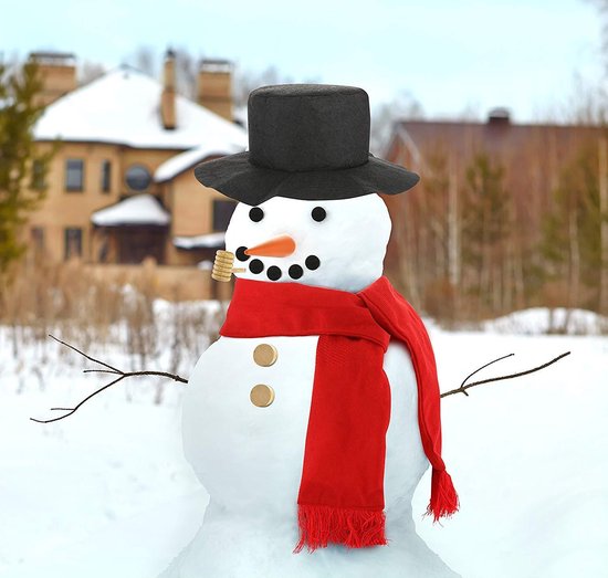 Christmas Santa Hoed 3D Kerstman Niet-geweven Snee