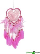 Dromenvanger Roze met kant - Loving Heart Lace Roze