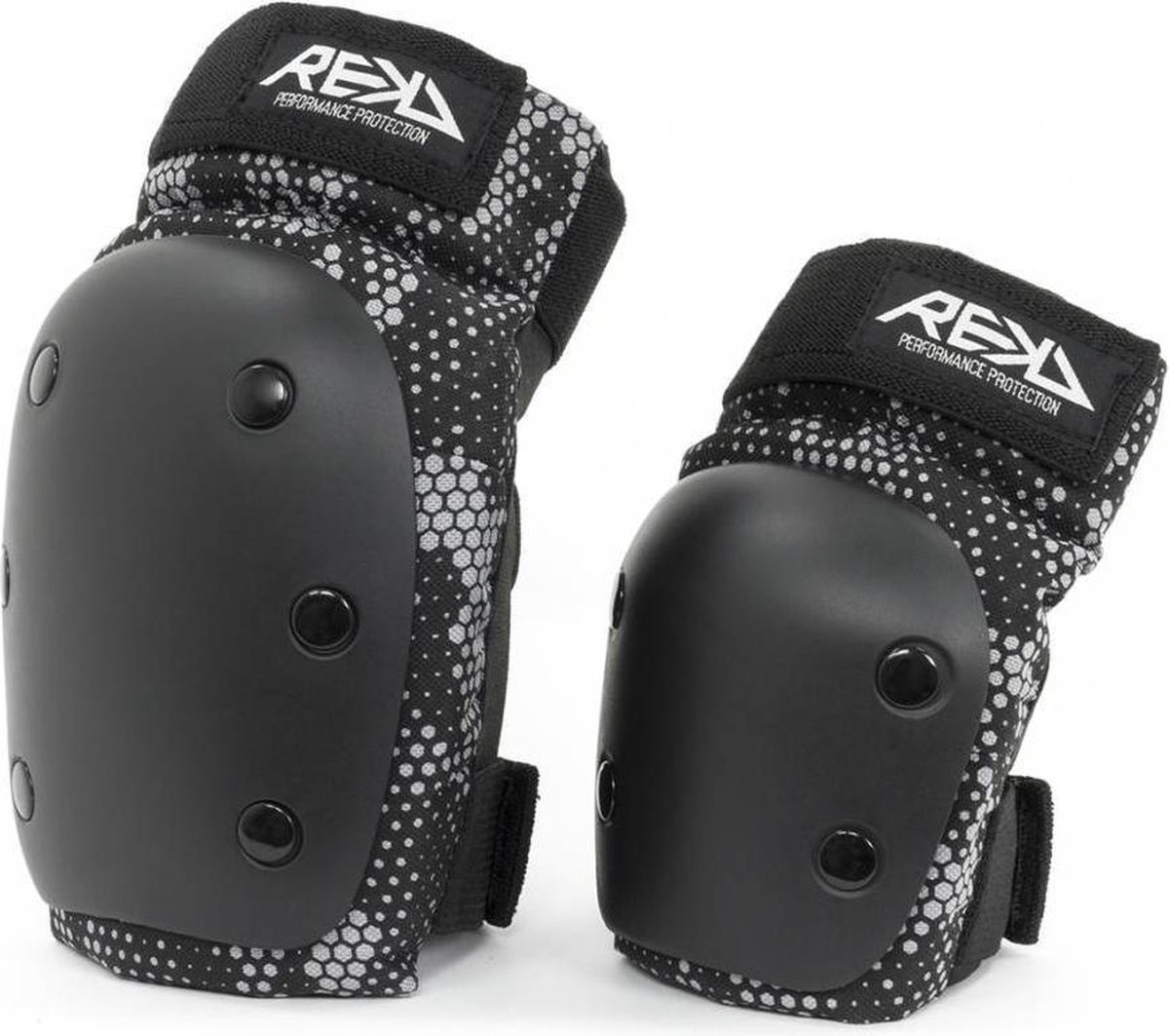 Rekd Youth Zware Ochranierset – Knie- en Elleboogbescherming Grijs