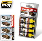Mig - Red Primer Modulation Set (Mig7002) - modelbouwsets, hobbybouwspeelgoed voor kinderen, modelverf en accessoires