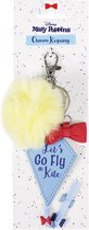 Disney: mary poppins keyring with charms lets go fly a kite