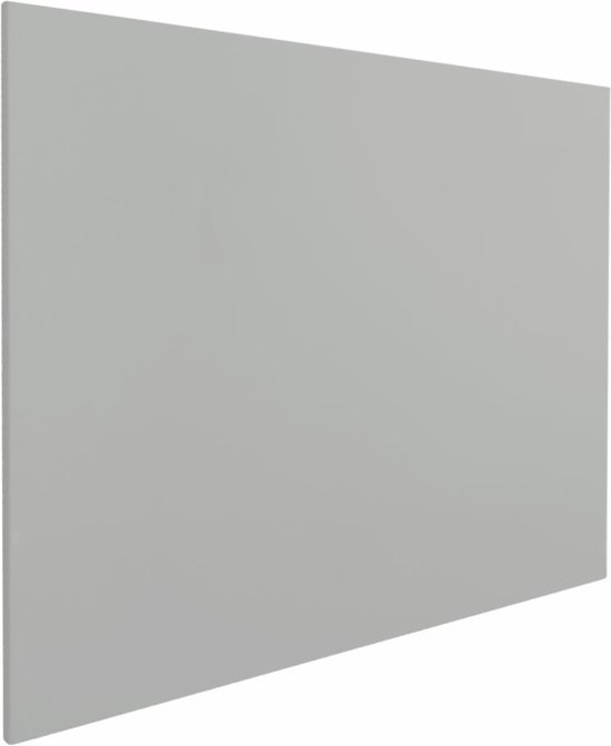 IVOL Whiteboard zonder rand 100x200 cm Grijs - Magnetisch - Frameless