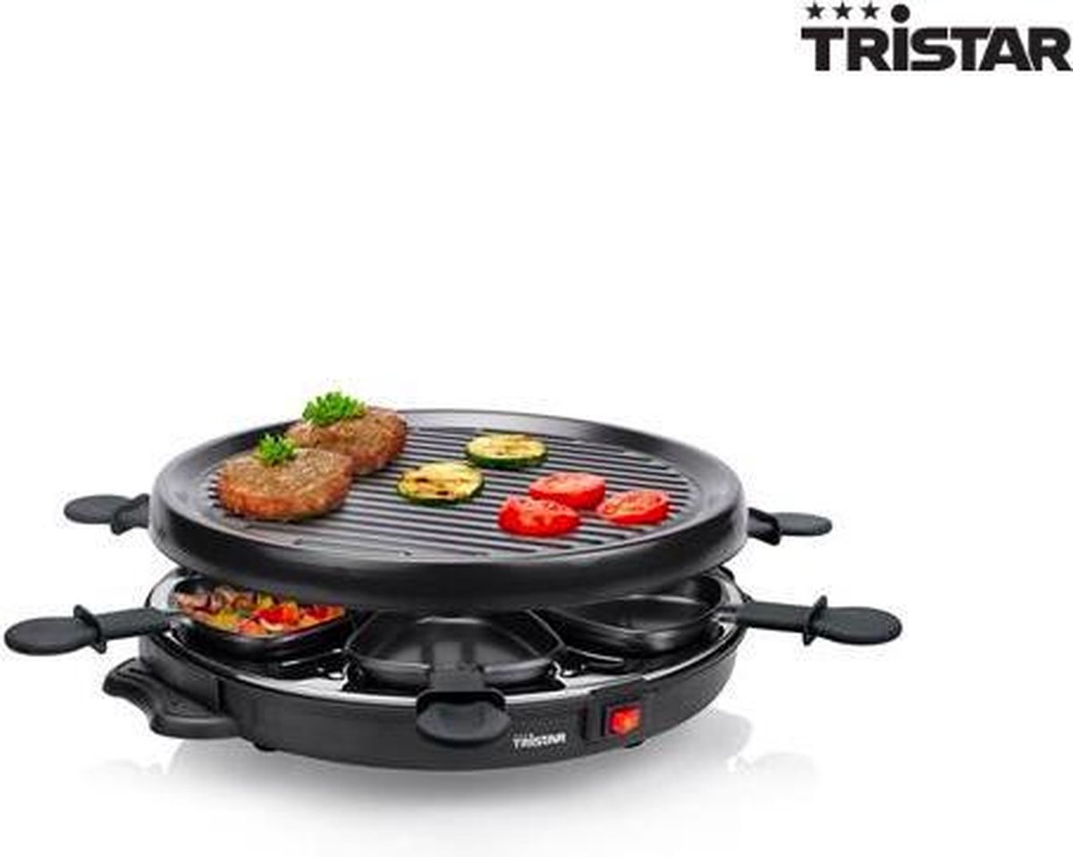 Tristar - Raclette/Gourmetstel - 6 Personen | bol.com
