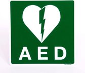 AED Sticker Vinyl - ILCOR - 20 x 20 cm - 2 stuks