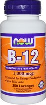 Vitamine B-12, 1000 mcg, 250 zuigtabletten, Now Foods