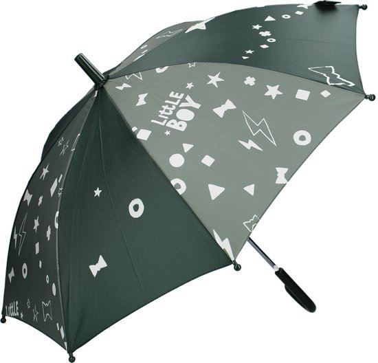 Kidzroom Fearless & Cuddle Army Paraplu – 44x78x cm – Legergroen
