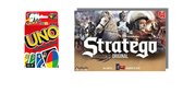 Gezelschapsspel - Uno & Stratego - 2 stuks