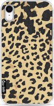 Casetastic Apple iPhone XR Hoesje - Softcover Hoesje met Design - Leopard Print Sand Print