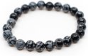 Edelstenen Armband Sneeuwvlok Obsidiaan Edelstenen Armband Sneeuwvlok Obsidiaan