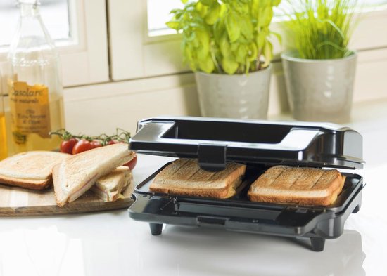Bestron Contactgrill - ASG90XXL - 900W - 3-in-1 Tosti's, wafels en grillen - 28x15cm bakoppervlak - Zwart - 5 jaar garantie — afbeelding 5