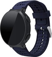 Siliconen bandje - Sportbandje - Garmin Forerunner 220/230/235/620/630/735XT - Donker Blauw