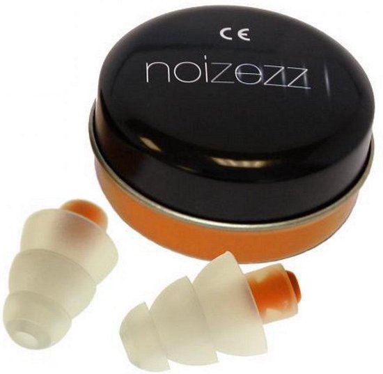 Noizezz - Orange Strong - Onze size fits all gehoorbescherming met demping tot 30 dB - Oranje - Oordoppen - 1 paar - Noizezz