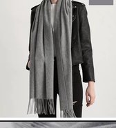 FS Canada sjaal van wol met franjes 200 x 70 cm