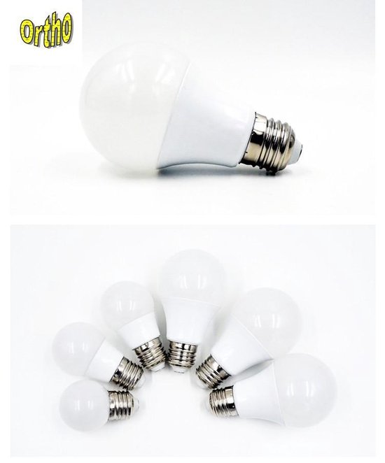 bescherming schreeuw geld Ortho® - E27 5 stuks LED lamp 3watt - Warm Wit (vergelijkbaar met een 25  watt... | bol.com