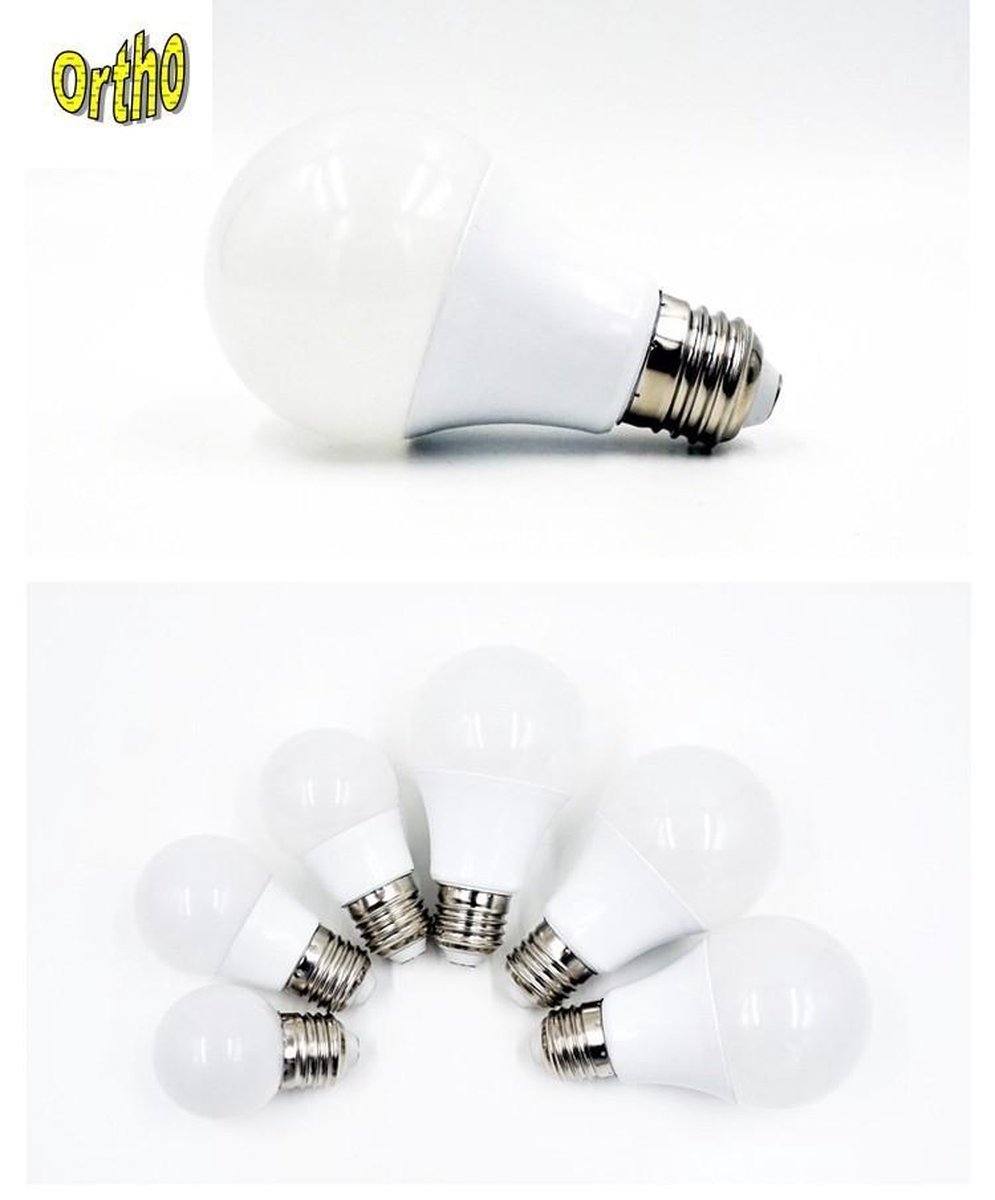 E27 5 stuks LED lamp 3watt, warm wit (vergelijkbaar met een 25 watt  peertje/gloeilamp) | bol.com