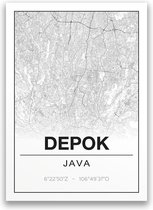 Poster/plattegrond DEPOK - 30x40cm