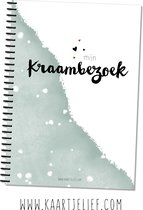 Kaartjelief Kraambezoekboek A5 |Invulboek