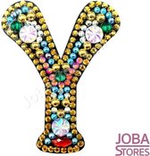 Diamond Painting "JobaStores®" Sleutelhanger Alfabet Letter Y