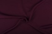 Texture/Polyester stof - Donker bordeaux rood - 10 meter