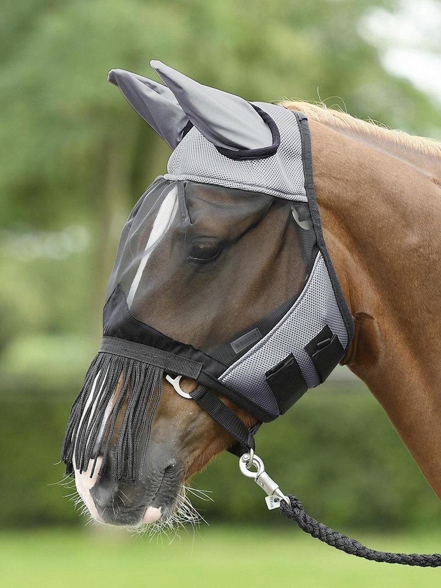 Vliegenmasker FLY COVER FRANSEN GRIJS